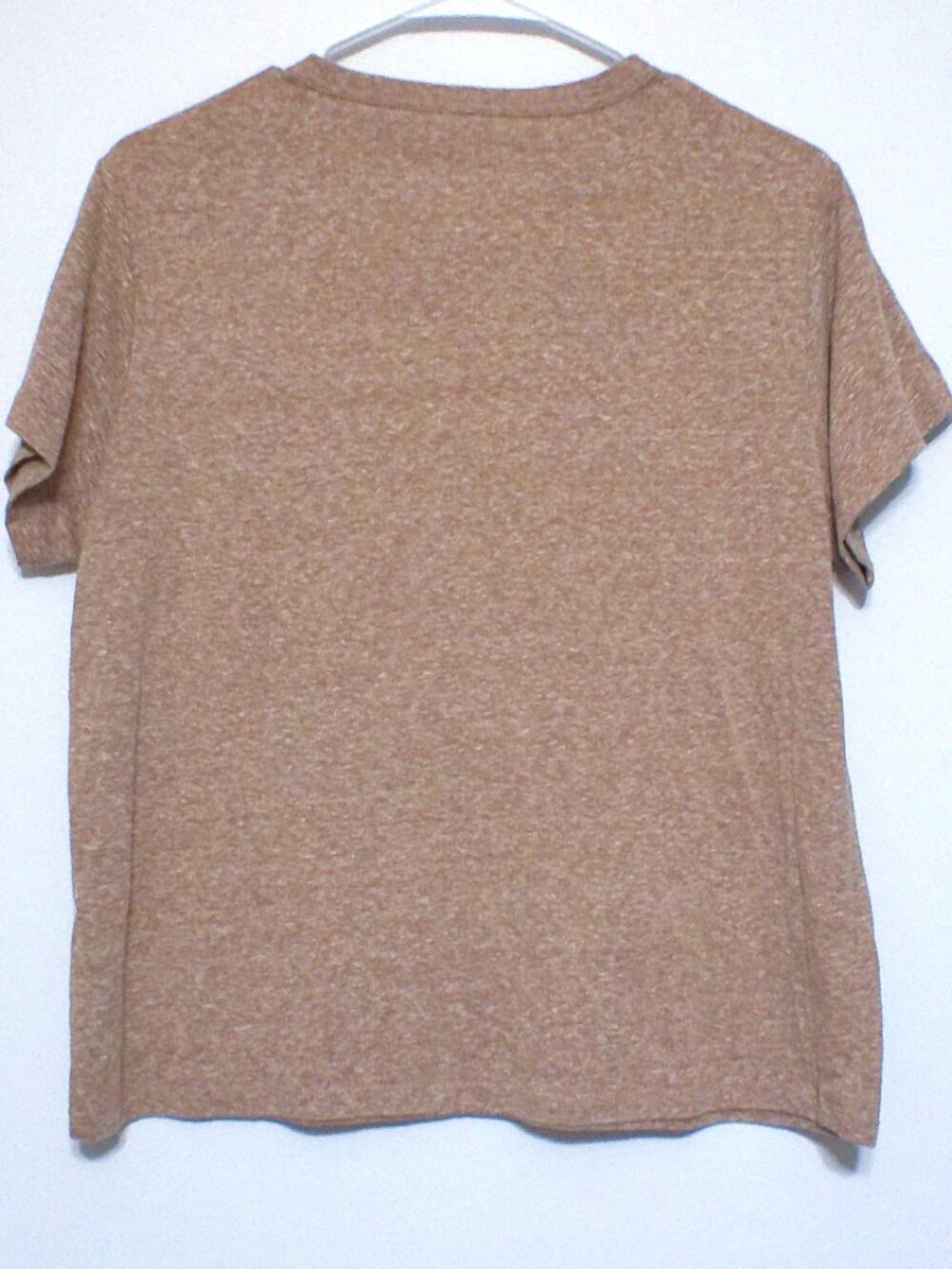 Free Assembly T-Shirt Women’s Large Brown Short Sleeve Crew Neck Casual Soft - Picture 4 of 4